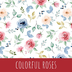 Colorful roses Baumwolle - Mamikes