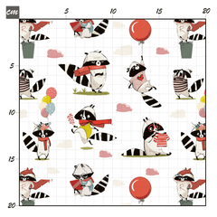 Crazy raccoons Baumwolle - Mamikes