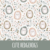 Cute hedgehogs Baumwolle - Mamikes