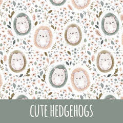 Cute hedgehogs Baumwolle - Mamikes