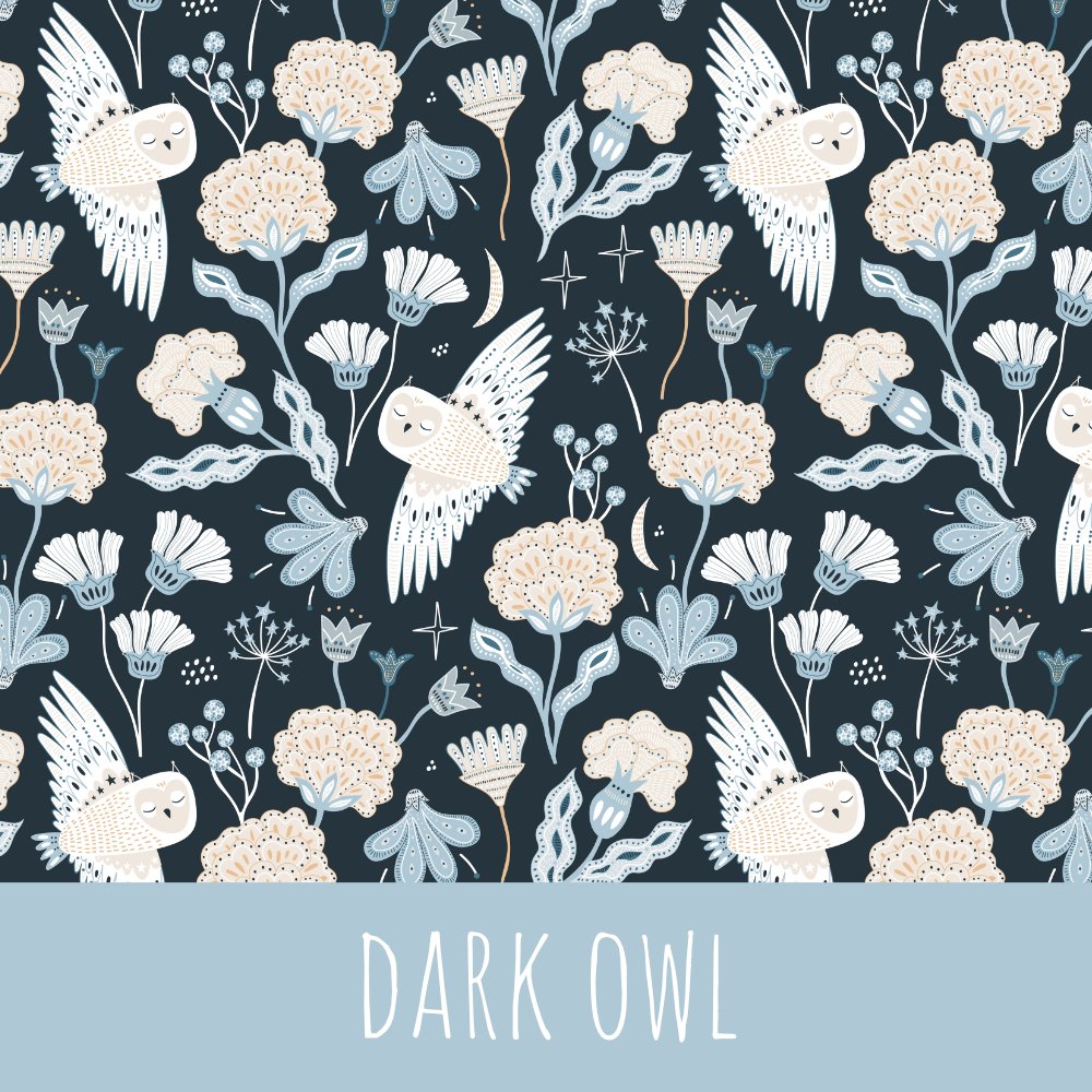 Dark owl Baumwolle - Mamikes