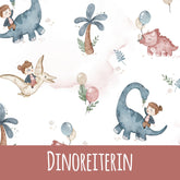 Dinoreiterin Baumwolle - Mamikes