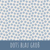 Dots blau groß Baumwolle - Mamikes