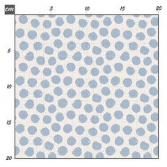 Dots blau groß Baumwolle - Mamikes