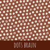 Dots braun Baumwolle - Mamikes