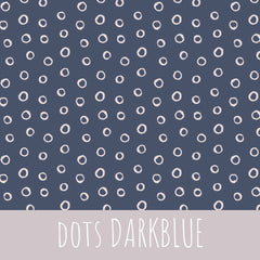 Dots darkblue Baumwolle - Mamikes