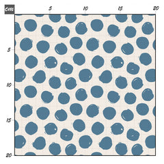 Dots jeansblau Baumwolle - Mamikes