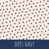 Dots navy Baumwolle - Mamikes