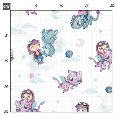 Drachenreiter Baumwolle - Mamikes