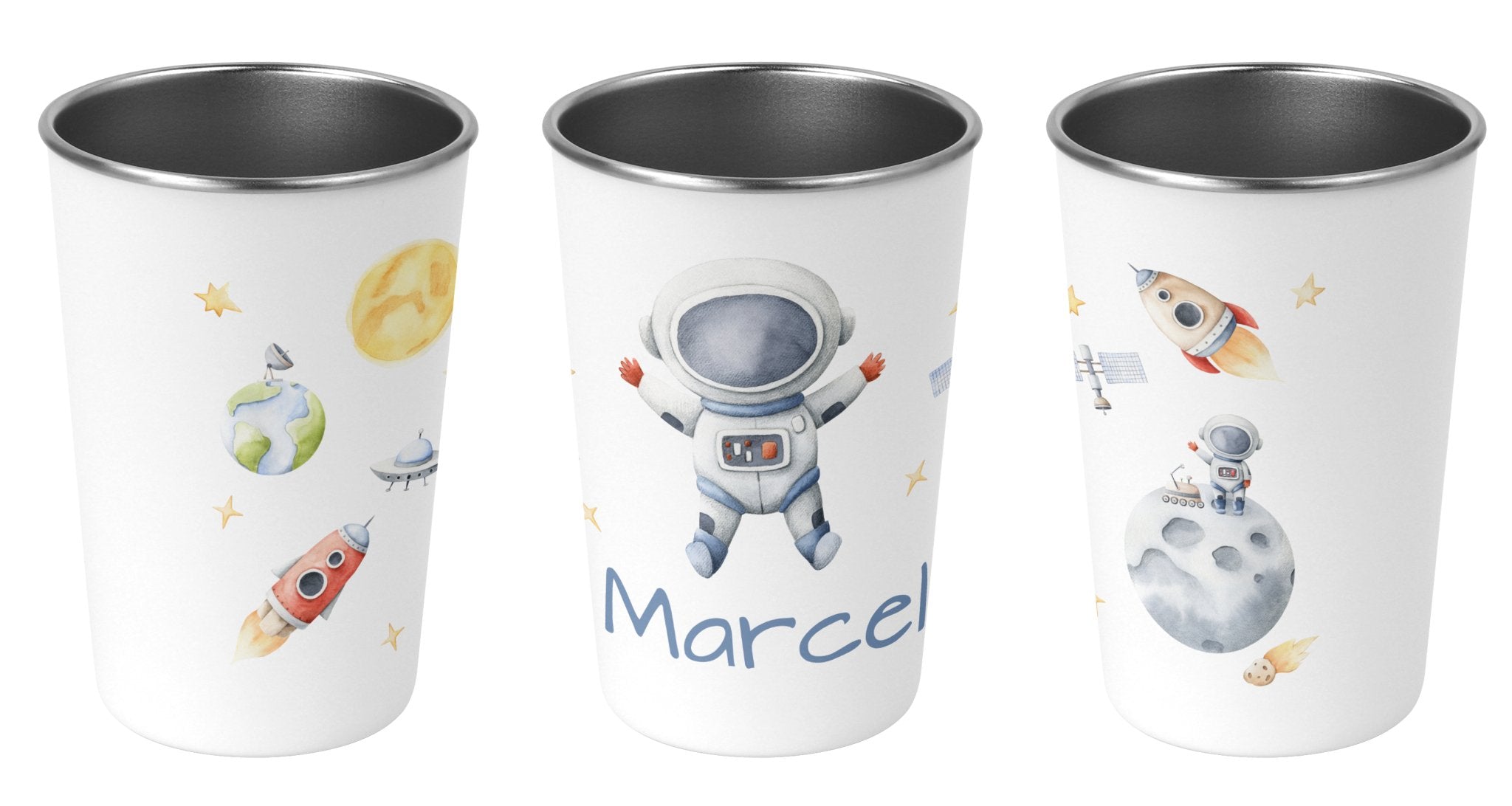Edelstahlbecher 33.Weltraum - Mamikes