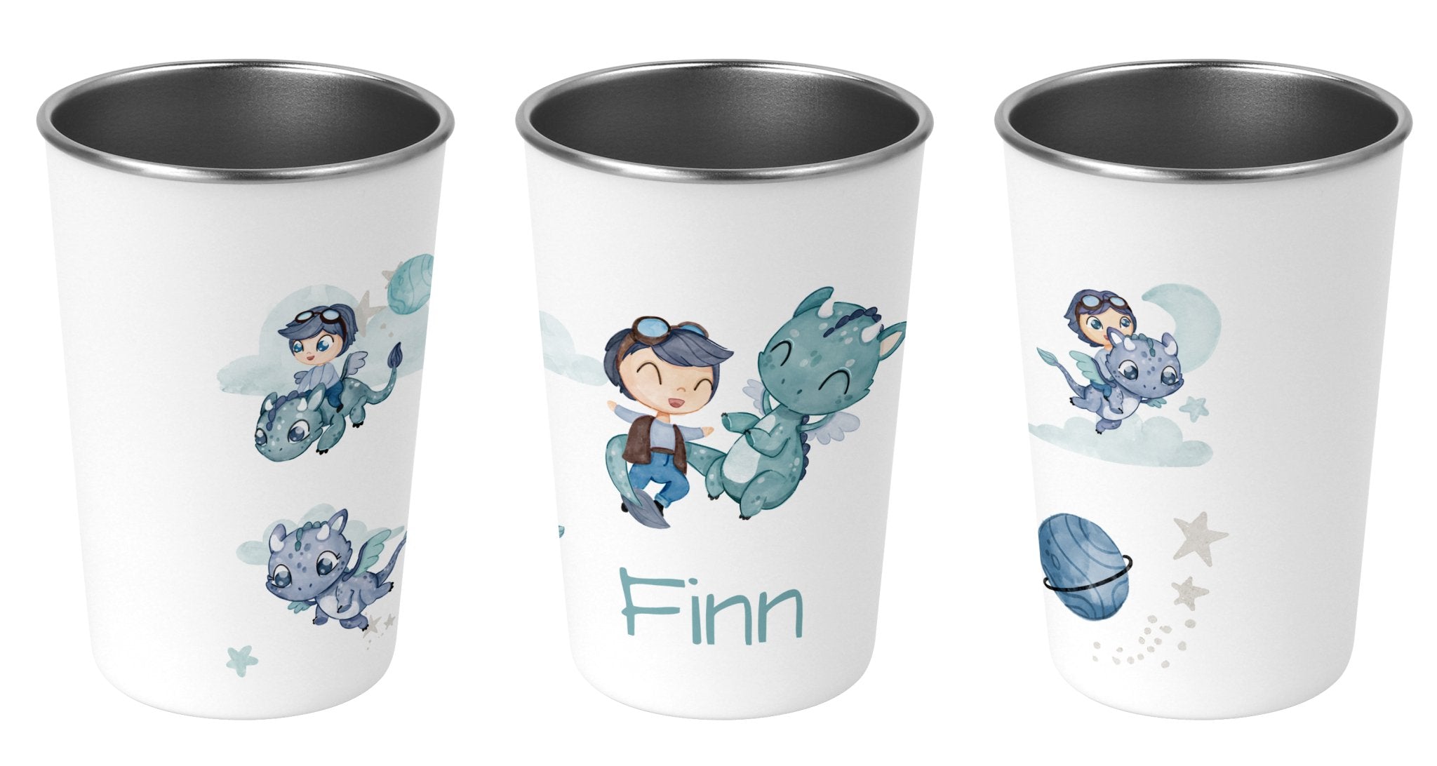 Edelstahlbecher 41.Drachenreiter - Mamikes