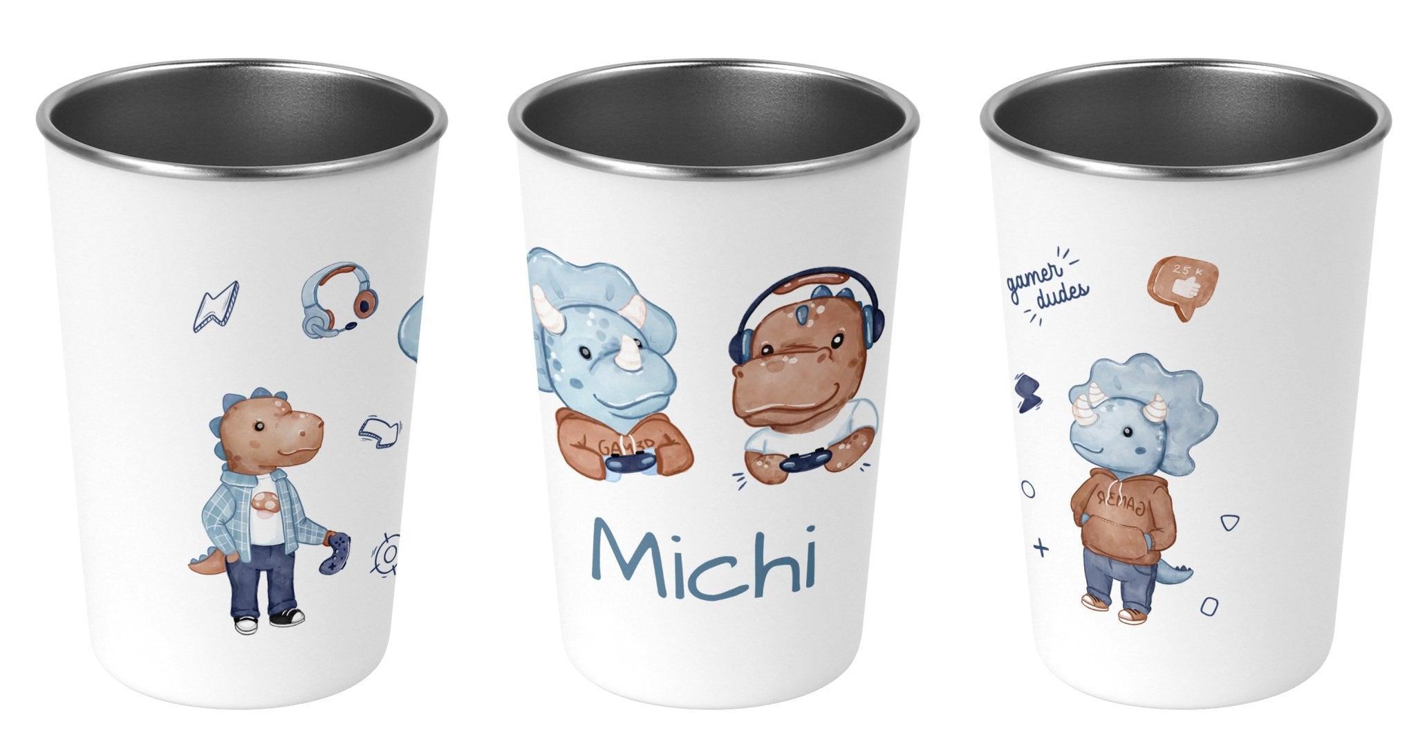 Edelstahlbecher 63. Gamer Dudes - Mamikes