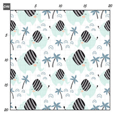 Elefanten Bande Baumwolle - Mamikes