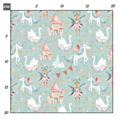 Fairytaile mint Baumwolle - Mamikes