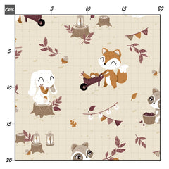 Fall friends vanilla Baumwolle - Mamikes