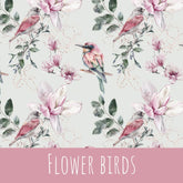 Flower birds Baumwolle - Mamikes