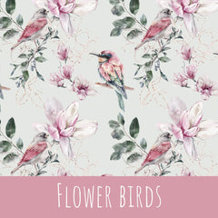 Flower birds Baumwolle - Mamikes