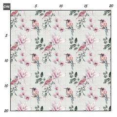 Flower birds Baumwolle - Mamikes