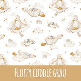 Fluffly cuddle grau Baumwolle - Mamikes