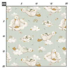 Fluffly cuddle mint Baumwolle - Mamikes