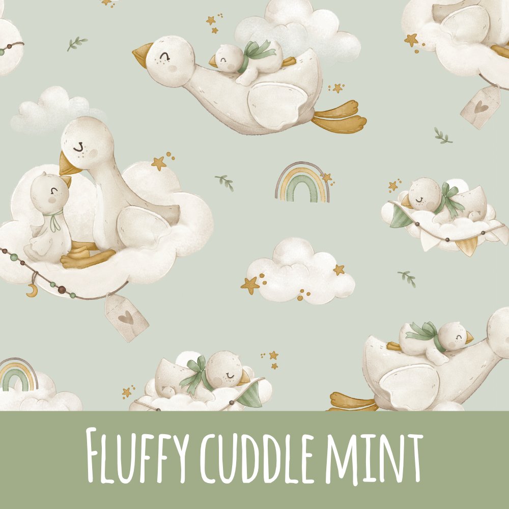 Fluffly cuddle mint Bio Jersey - Mamikes