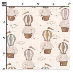 Flyohfant latte Baumwolle - Mamikes