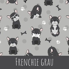 Frenchie grau Baumwolle - Mamikes