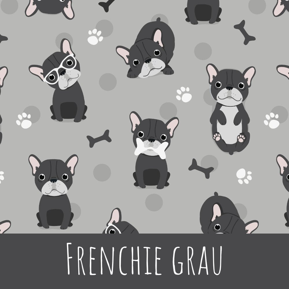 Frenchie grau Bio Jersey - Mamikes