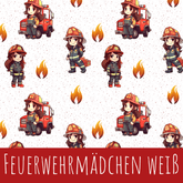 Fuerwehrmädchen weiß Baumwolle - Mamikes