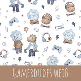 Gamer dudes weiß Baumwolle - Mamikes