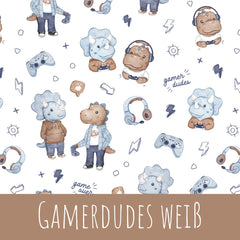 Gamer dudes weiß Baumwolle - Mamikes
