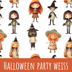 Halloween party weiß Baumwolle - Mamikes