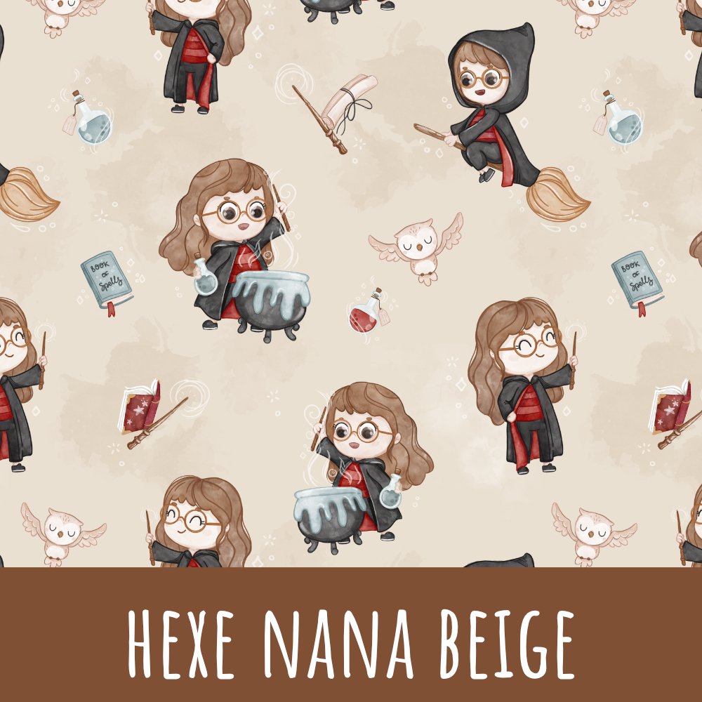 Hexe Nana beige Baumwolle - Mamikes
