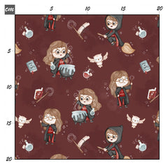 Hexe Nana rot Vorbestellung (Stoffart wählbar) - Mamikes