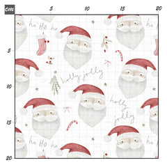 Holly jolly santa Baumwolle - Mamikes