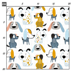 Hundeparty weiß Bio Jersey - Mamikes