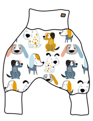 DIY-Paket Lange Pumphose Hundeparty weiß