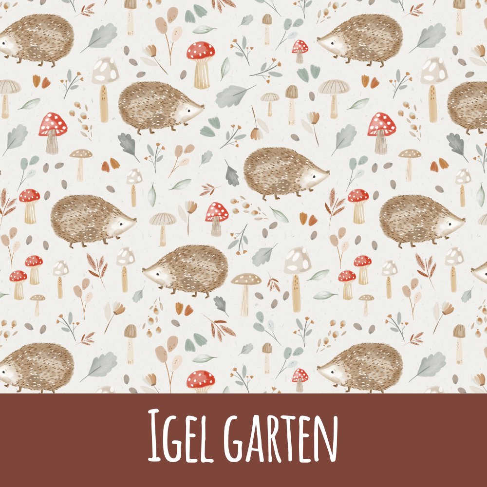 Igel Garten Baumwolle - Mamikes