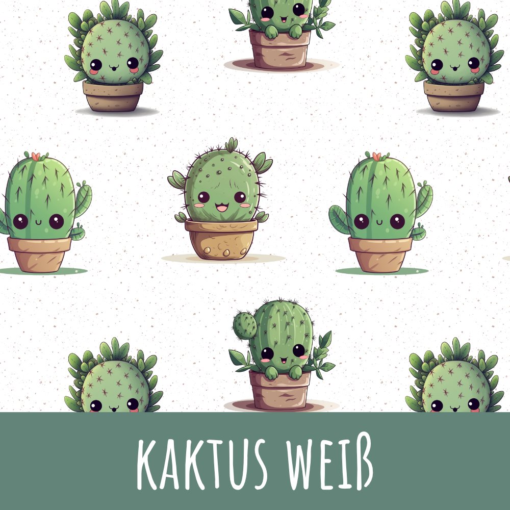 Kaktus weiß Baumwolle - Mamikes