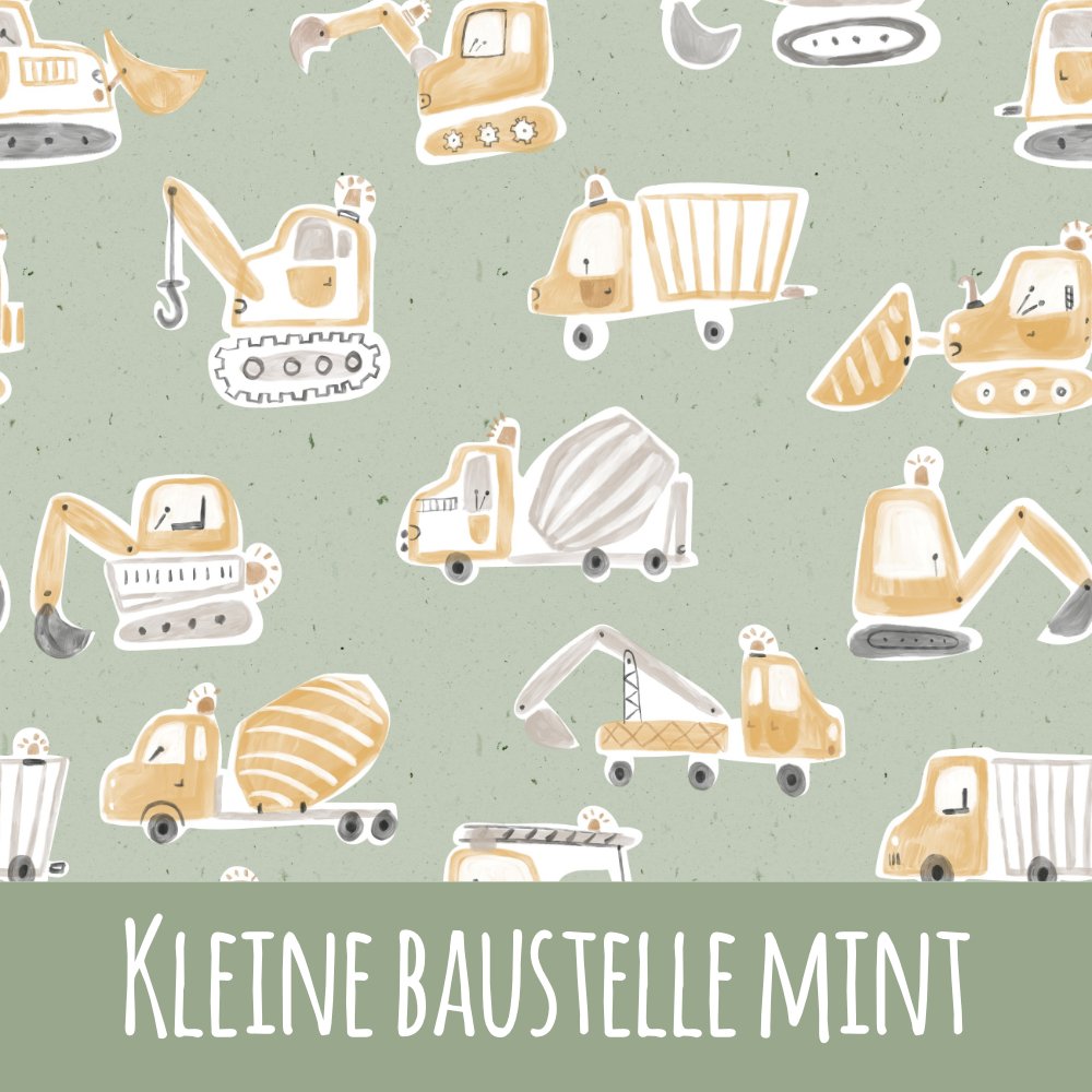 Kleine Baustelle mint Baumwolle - Mamikes