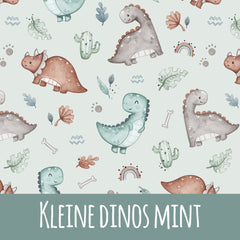Kleine Dinos mint Baumwolle - Mamikes