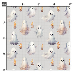 Kleines Gespenst grau Baumwolle - Mamikes