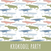 Krokodil party Baumwolle - Mamikes