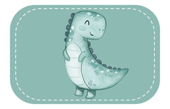 Kunstleder Patch (Farbe wählbar) 01.Dino 1 - Mamikes