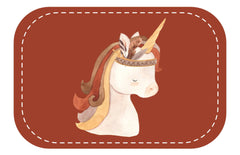 Kunstleder Patch (Farbe wählbar) 06.Einhorn 2 - Mamikes