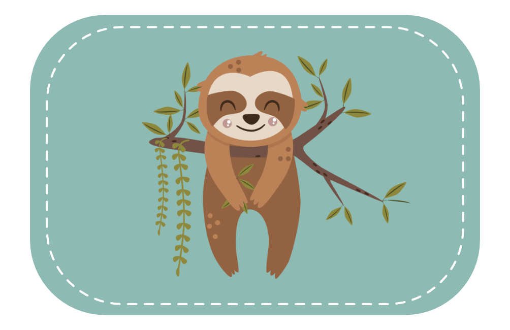 Kunstleder Patch (Farbe wählbar) 14.Fauli - Mamikes