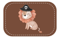 Kunstleder Patch (Farbe wählbar) 54.Pirtaen Löwe - Mamikes