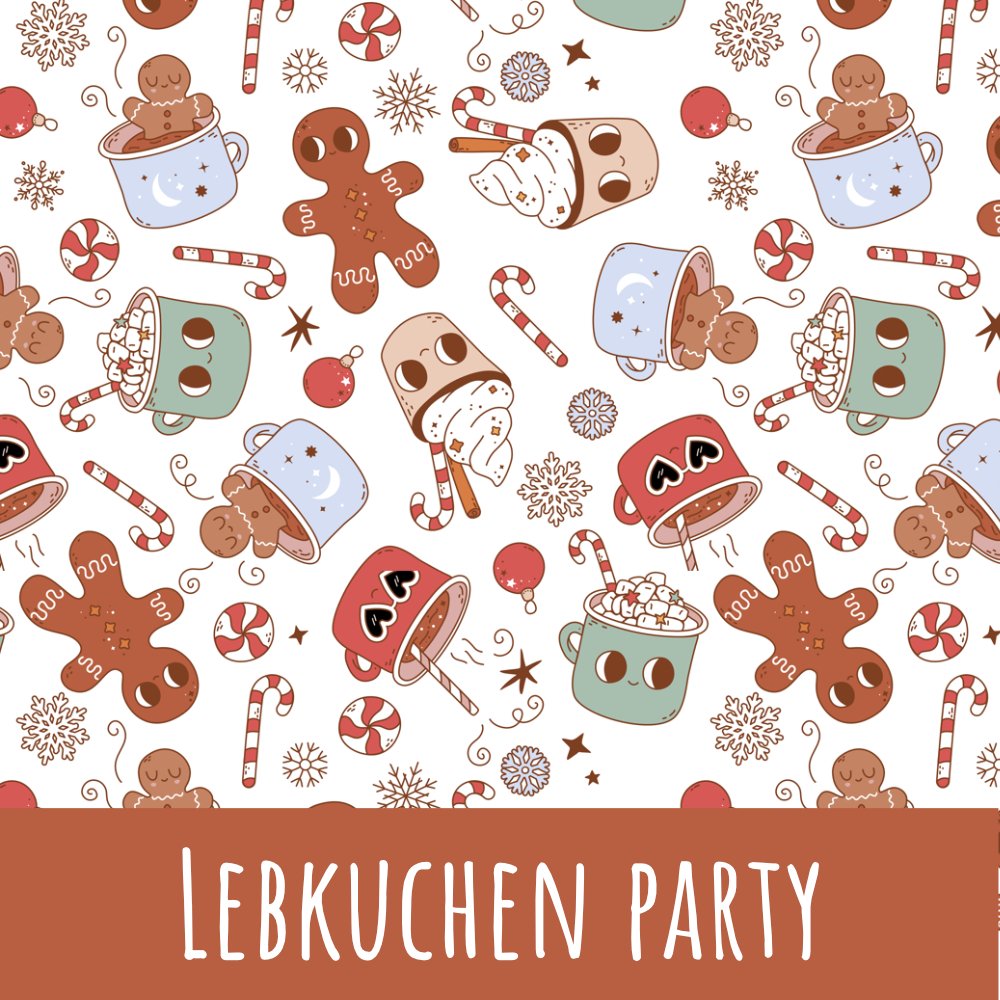 Lebkuchen party Baumwolle - Mamikes
