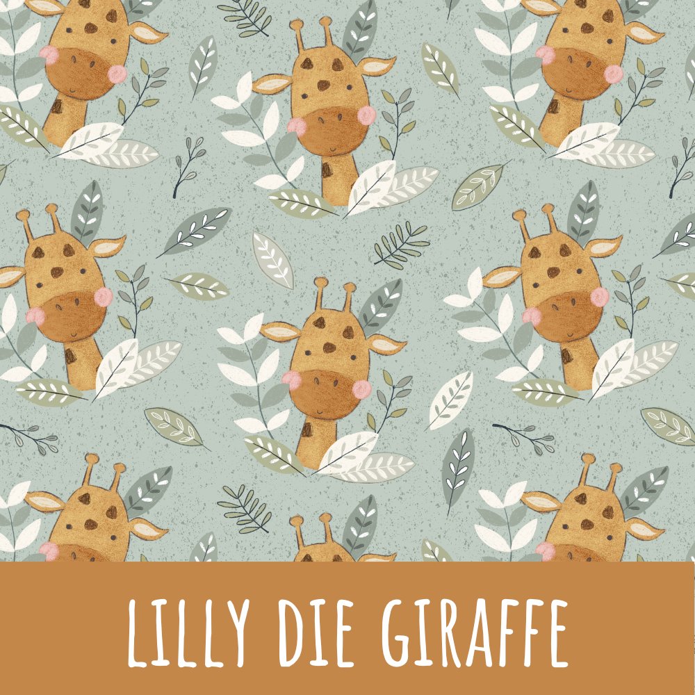 Lilly die Giraffe Bio Jersey - Mamikes