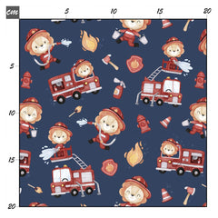 Lion firefighter darkblue Baumwolle - Mamikes